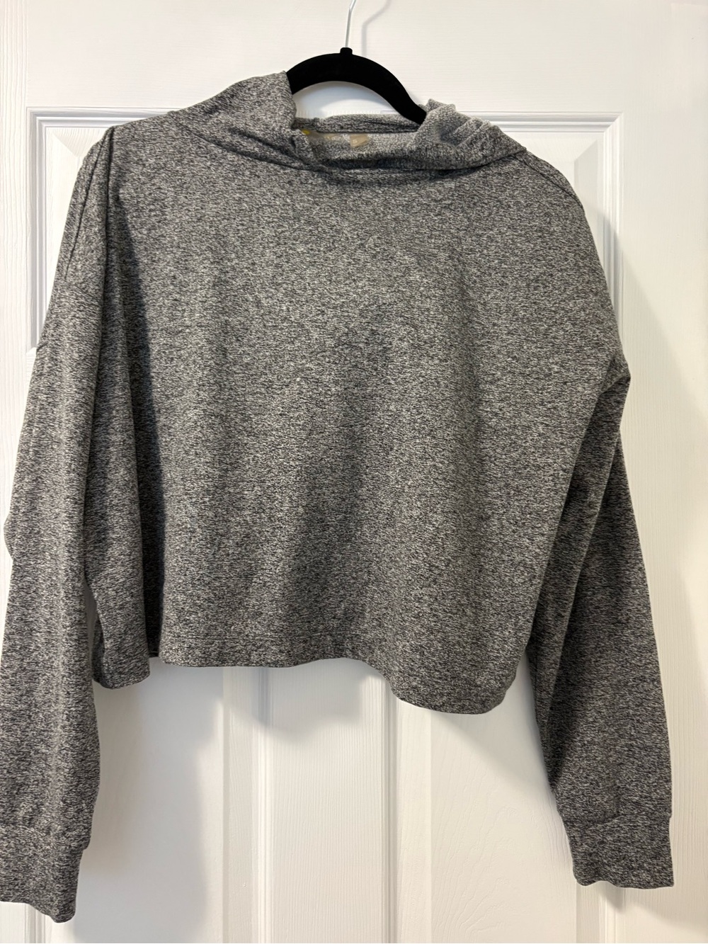 S small grey Zella cropped hoodie, Nordstrom